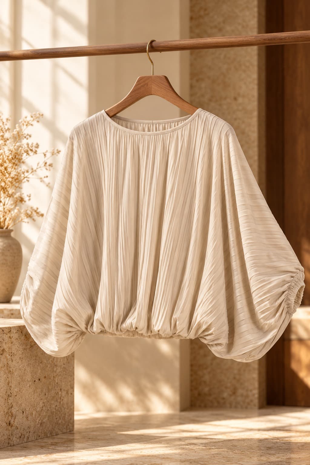 HNGK Kaze Batwing Blouse A07 3
