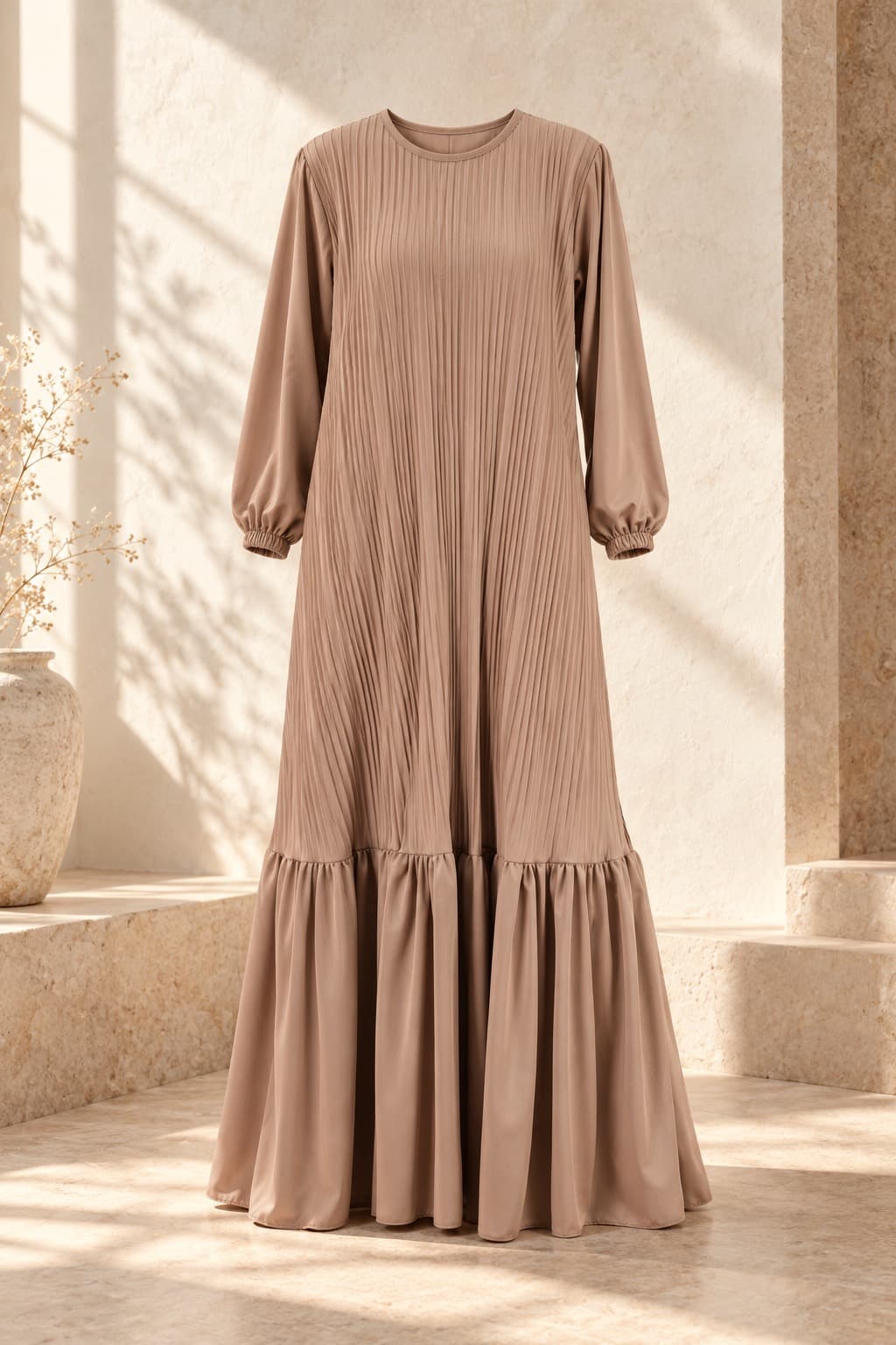 HNGK Mermaid Pleated Dress G04 3