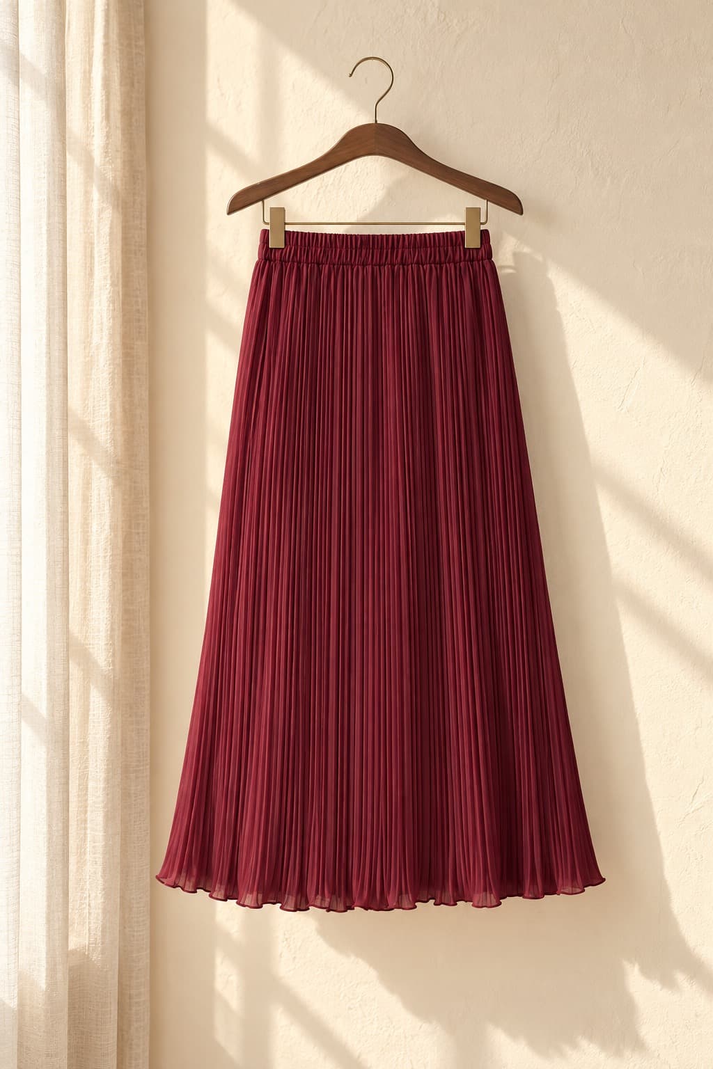 HNGK Drape Midi Skirt R037